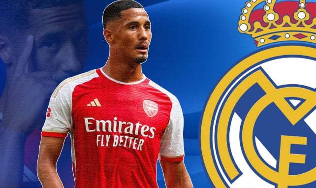 William Saliba está en la agenda del Real Madrid