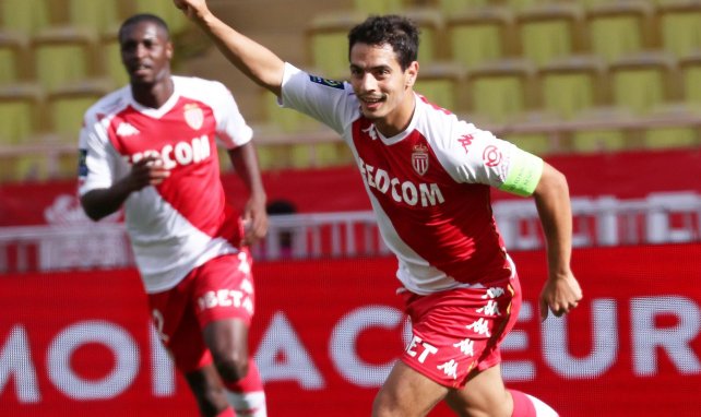 Wissam Ben Yedder celebra un gol con el AS Monaco 
