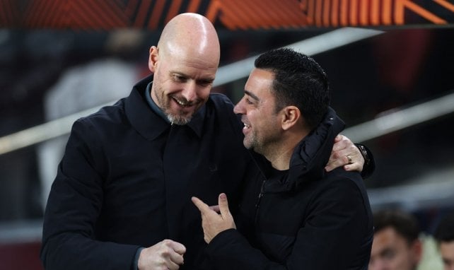 Erik ten Hag y Xavi