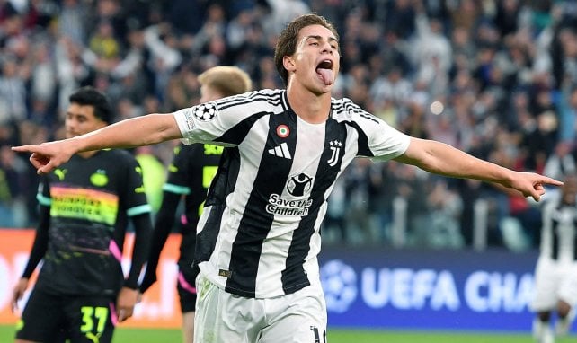 Kenan Yildiz con la Juventus