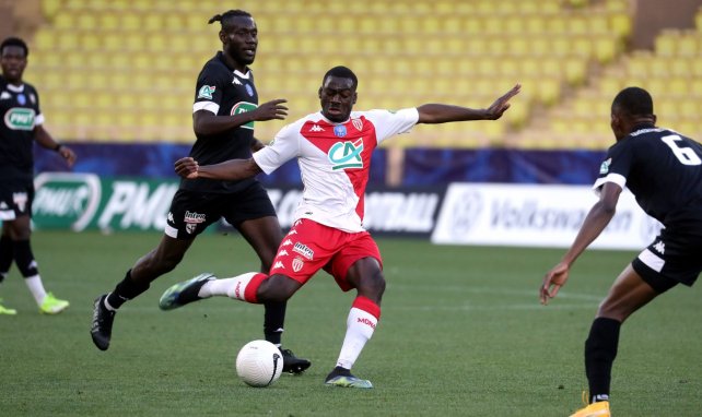 Youssouf Fofana en el encuentro entre AS Mónaco y Metz