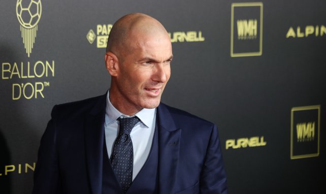 Zinedine Zidane durante una gala