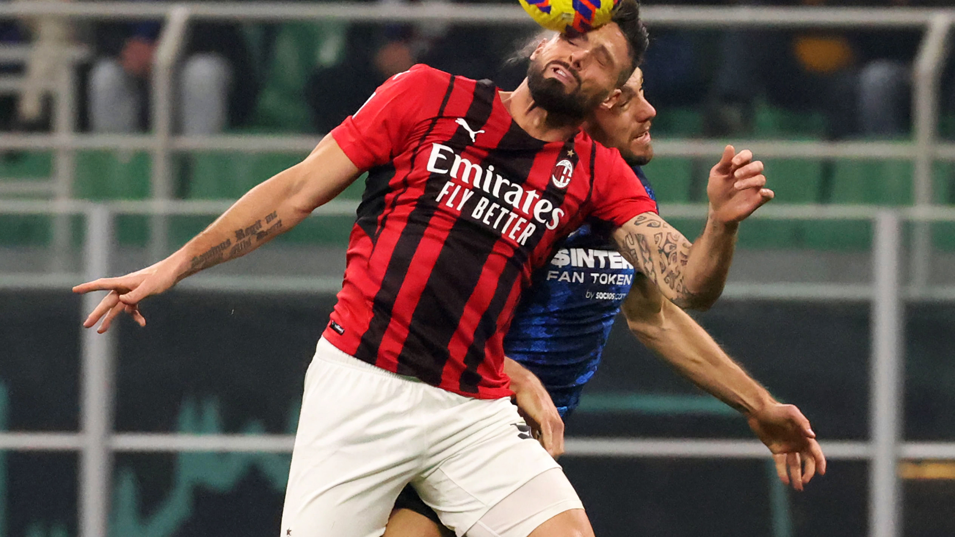 Serie A | Olivier Giroud y el AC Milan reinan en el Derby della Madonnina